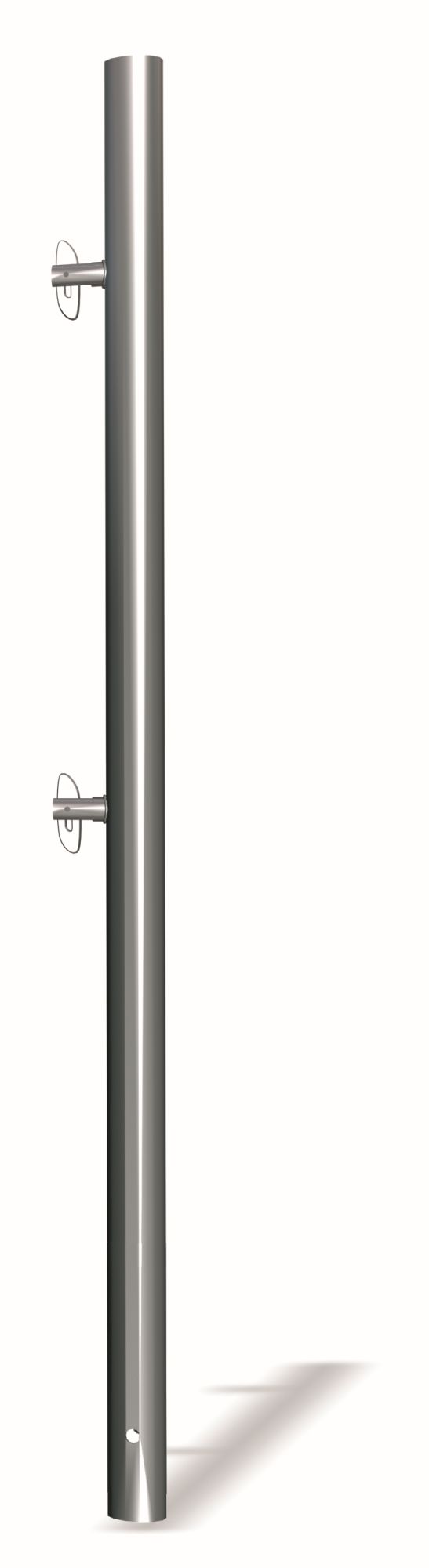 Pie Simple Barra EU galvanizado